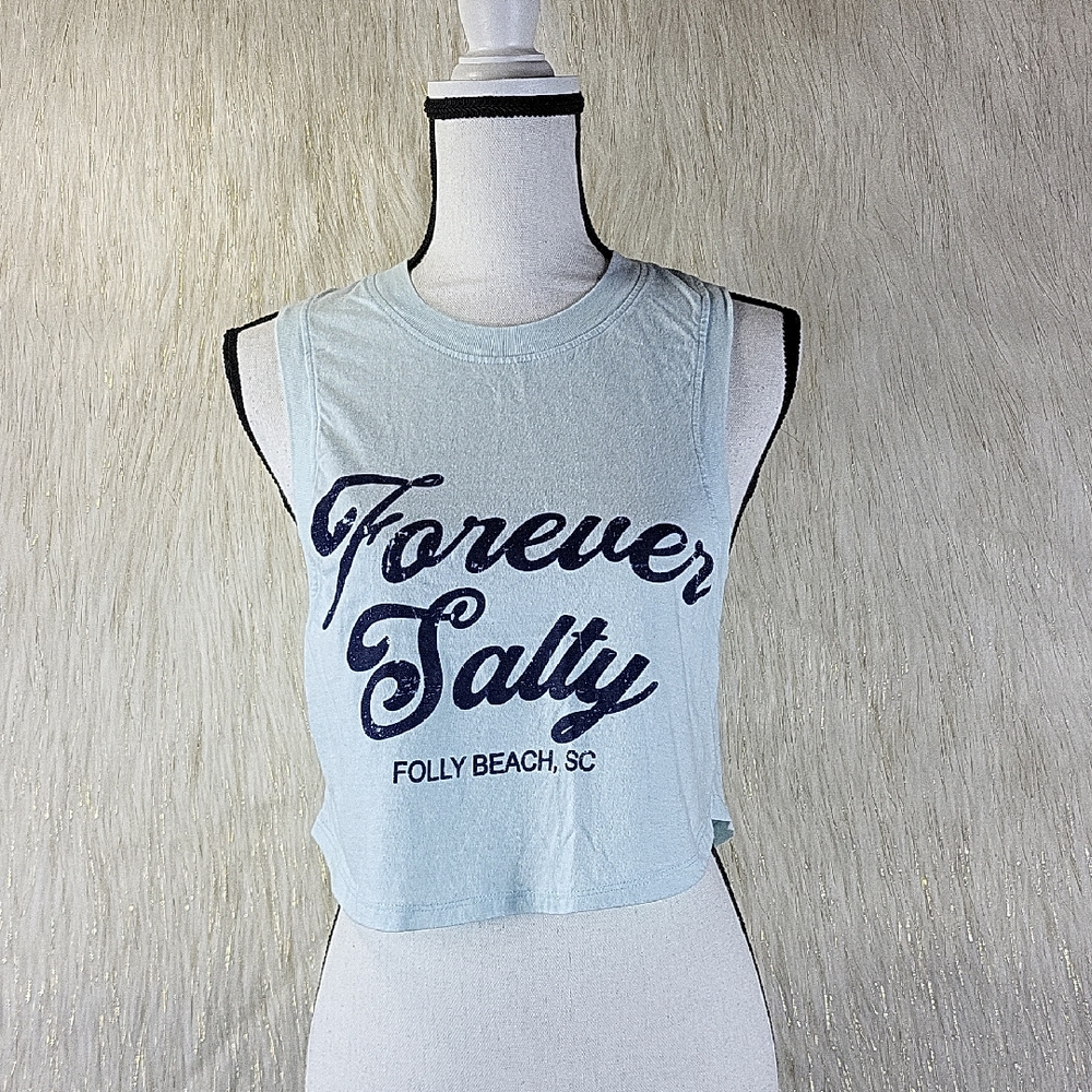 Forever Salty Cropped Tank Top